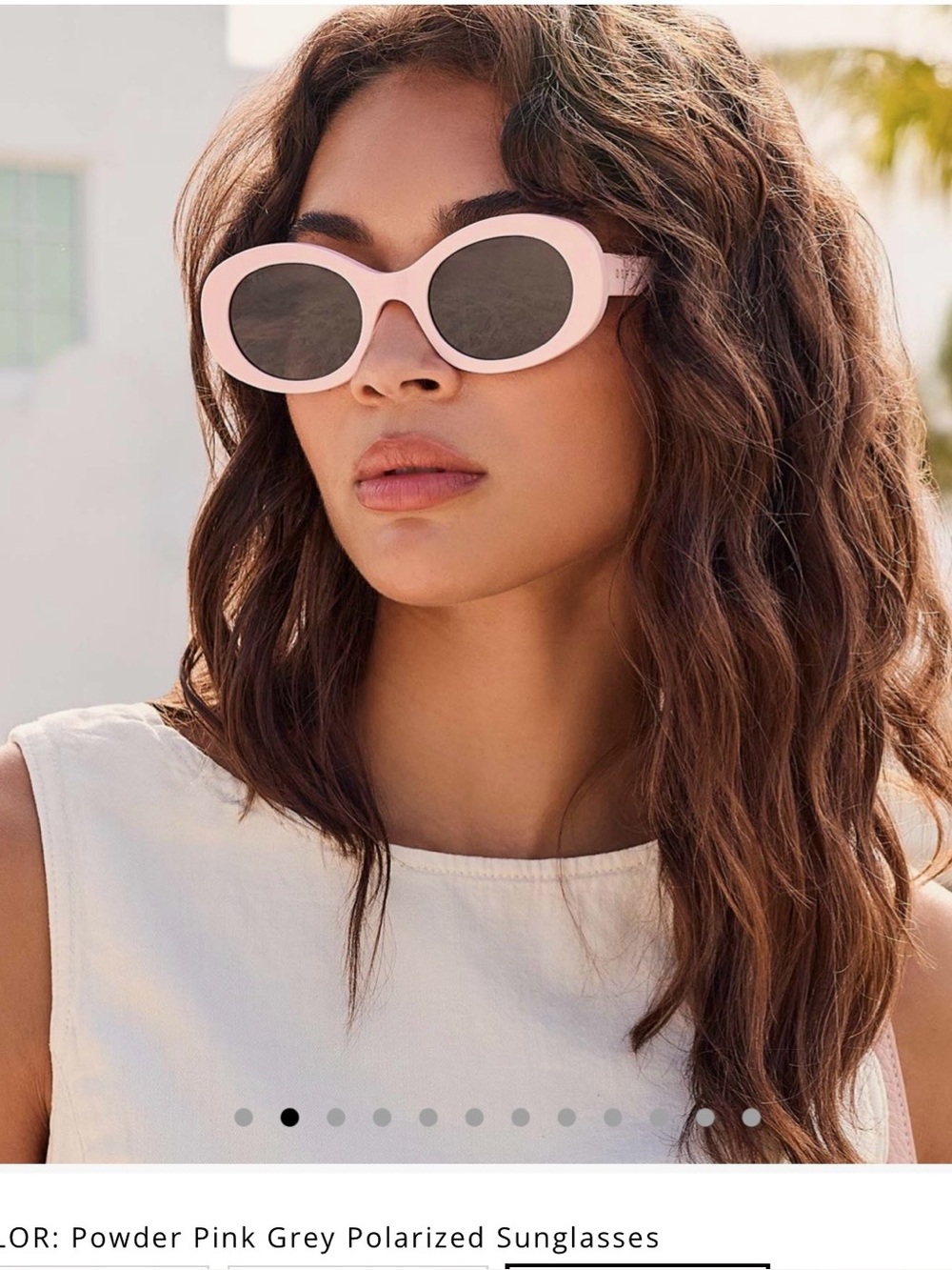 Pink Polarized Sunglasses Lainey by Diff - Women Accessories